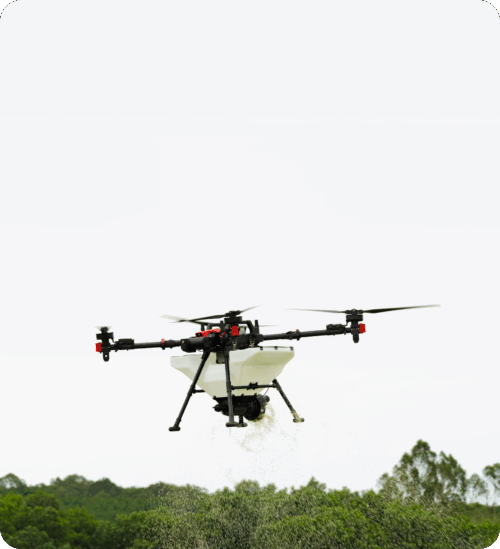 P150 Ag drone highlighting spread