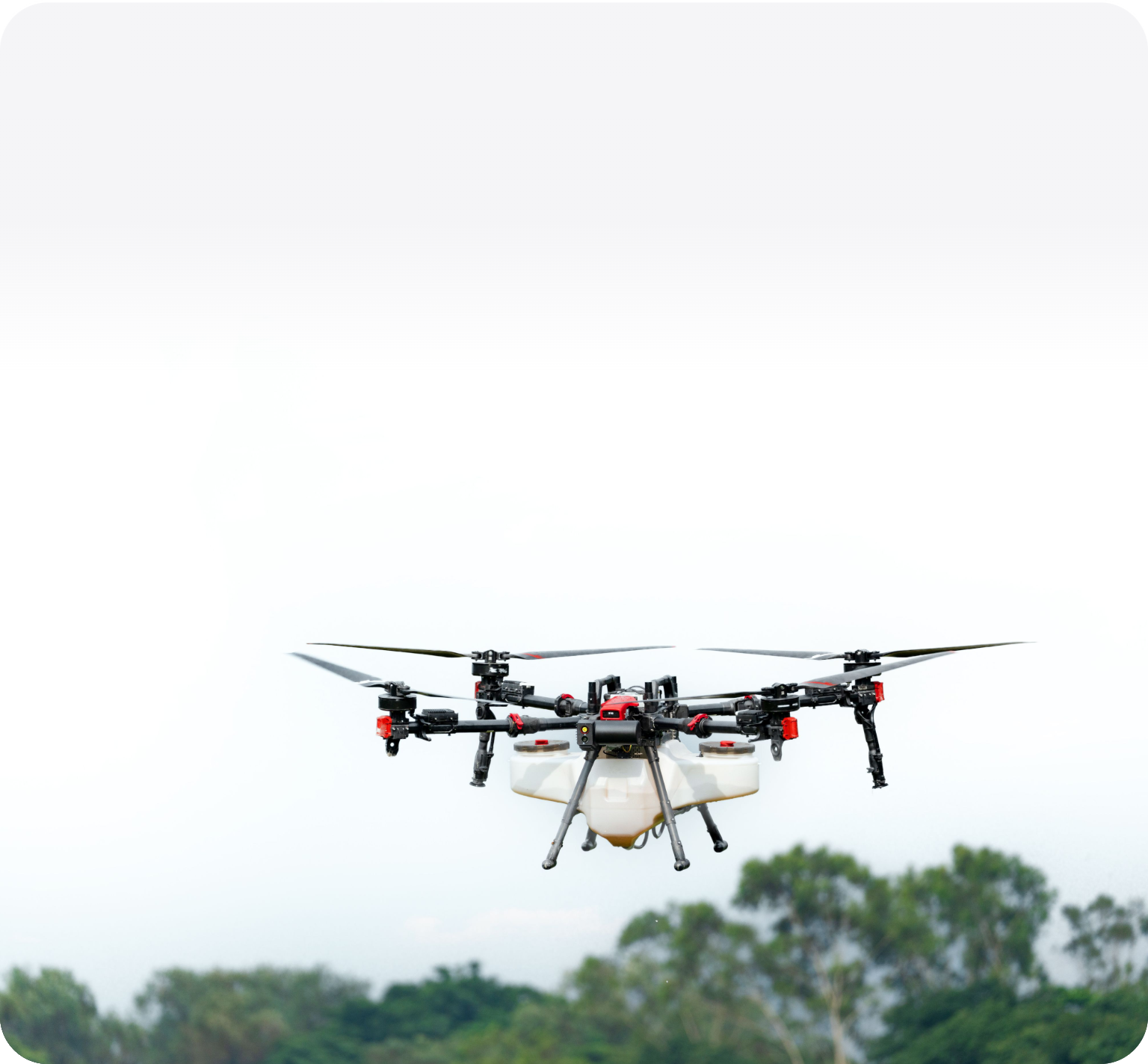 P150 Ag drone highlighting payload